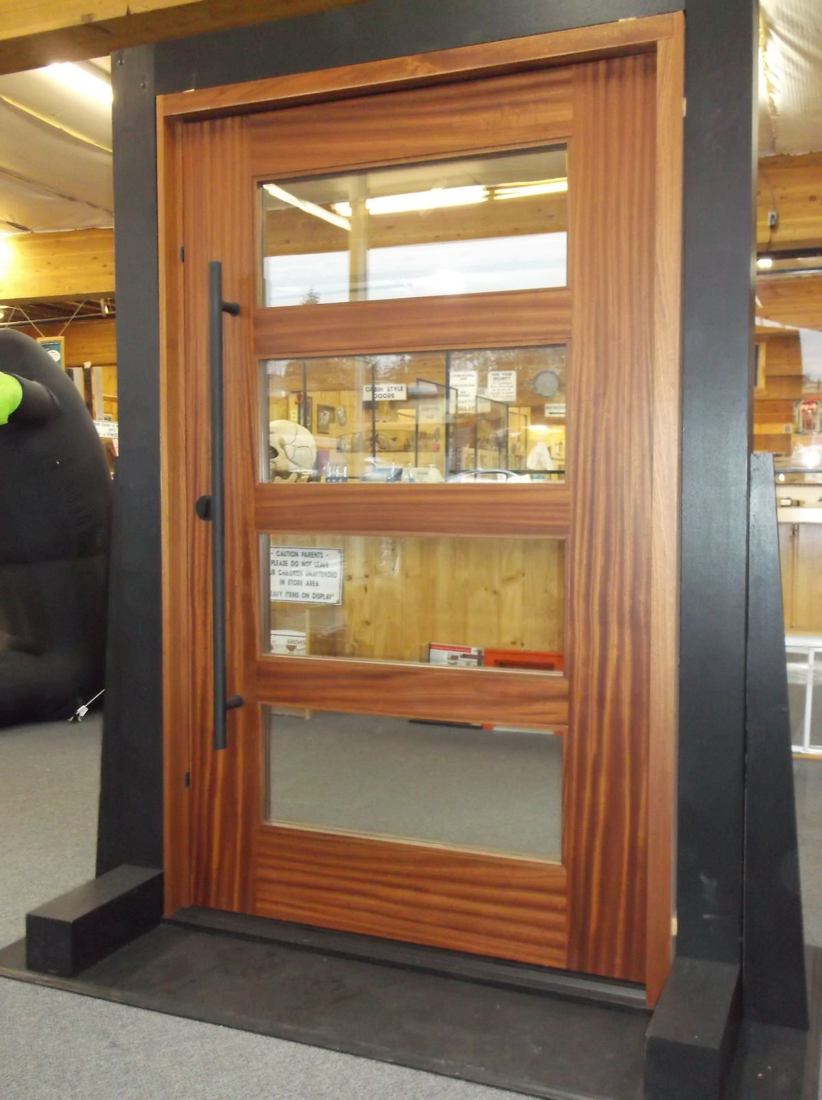 Contemporary Styled Pivot Door On Display