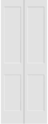 Traditional Primed 2-Panel Bifold BP-82
